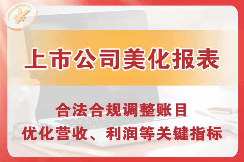 松江上市公司美化报表